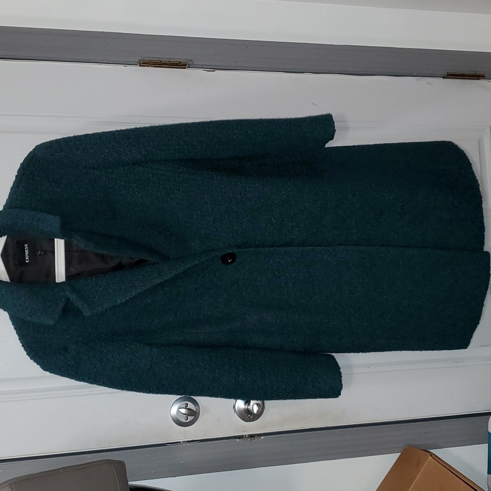 Express long boucle coat
